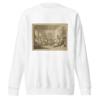 English barracks by Thomas Rowlandson Sweatshirt