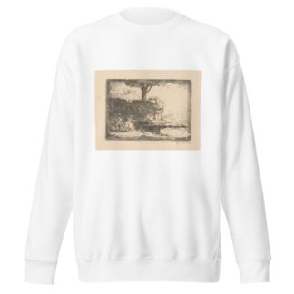 Landschap met drie figuren by Abraham de Miranda Sweatshirt