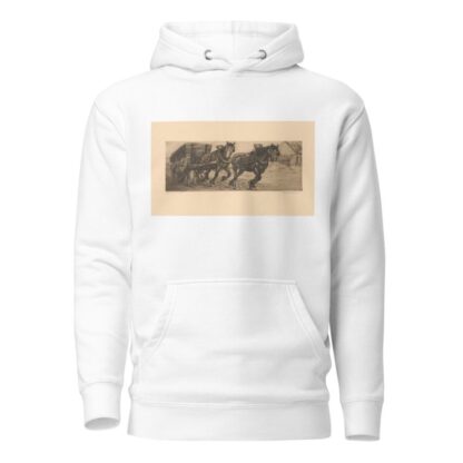 Le tombereau by Constant Eugène de Busschere Hoodie