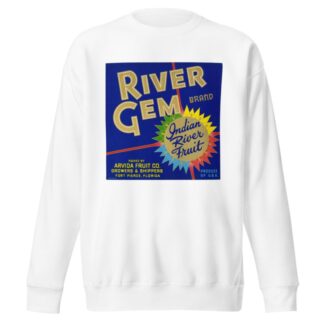 River Gem Brand Citrus Label by Anonymous Sweatshirt
