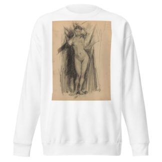 Staande naakte vrouw by Simon Moulijn Sweatshirt