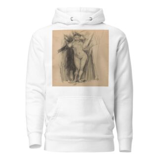 Staande naakte vrouw by Simon Moulijn Hoodie