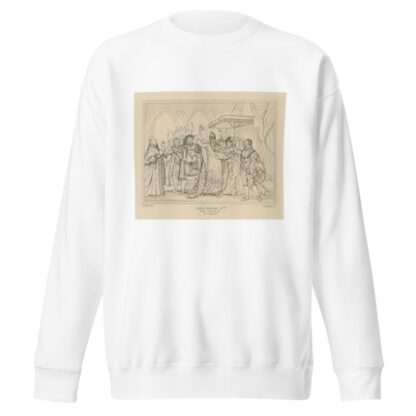 King Henry 8th, King, Cranmer &c., act V, sc. IV by William Francis Starling Sweatshirt