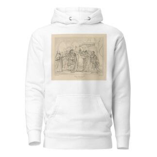 King Henry 8th, King, Cranmer &c., act V, sc. IV by William Francis Starling Hoodie