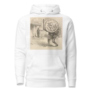 Whom the gods wish to destroy they first make mad by Thomas Nast Hoodie