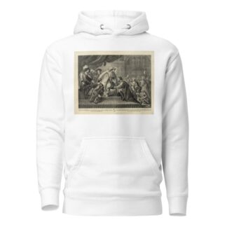 Columbus reception by the King Ferdinand and Queen Isabella of Spain after his first return from America by Henry Jerome Schile Hoodie