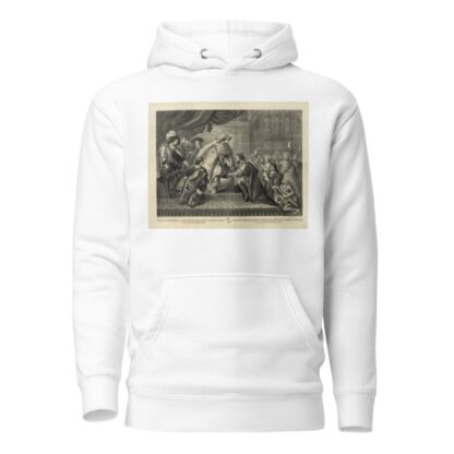 Columbus reception by the King Ferdinand and Queen Isabella of Spain after his first return from America by Henry Jerome Schile Hoodie