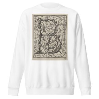 Newes ABC Buchlein; B by Lucas Kilian Sweatshirt