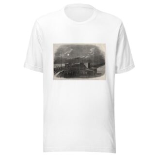 The Advance Guard of the Grand Army of the United States Crossing the Long Bridge over the Potomac, at 2 a.m. on May 24, 1861 by Winslow Homer T-Shirt