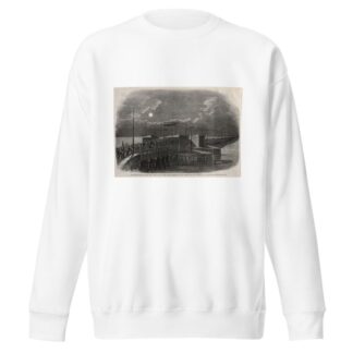 The Advance Guard of the Grand Army of the United States Crossing the Long Bridge over the Potomac, at 2 a.m. on May 24, 1861 by Winslow Homer Sweatshirt