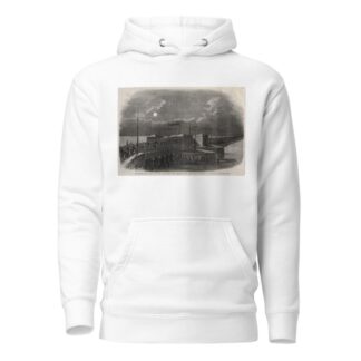 The Advance Guard of the Grand Army of the United States Crossing the Long Bridge over the Potomac, at 2 a.m. on May 24, 1861 by Winslow Homer Hoodie