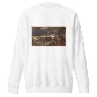 The departure, launching the life boat by Armstrong & Co Sweatshirt