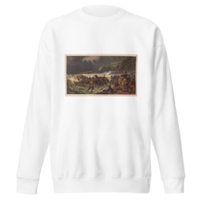 The departure, launching the life boat by Armstrong & Co Sweatshirt