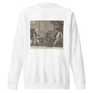 Fable XXVI. The Cur and the Mastiff by John Wootton Sweatshirt