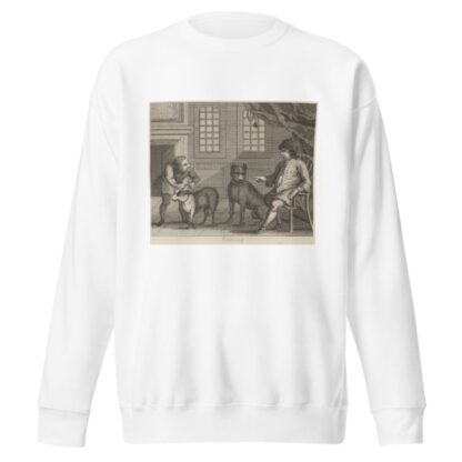 Fable XXVI. The Cur and the Mastiff by John Wootton Sweatshirt