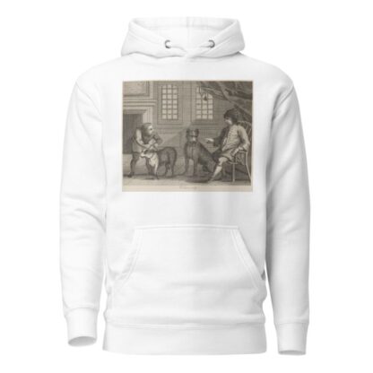 Fable XXVI. The Cur and the Mastiff by John Wootton Hoodie
