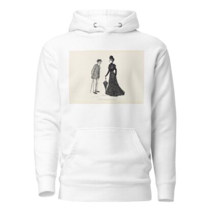 Young widow; How long should i wear mourning by Charles Dana Gibson Hoodie