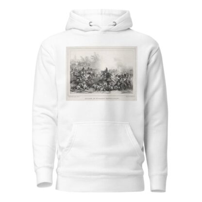 Charge de Hussards Républicains by Denis Auguste Marie Raffet Hoodie