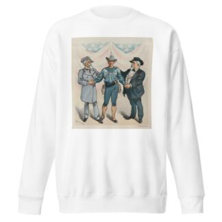Memorial Day, 1899 – three veterans under one flag by Udo Keppler Sweatshirt