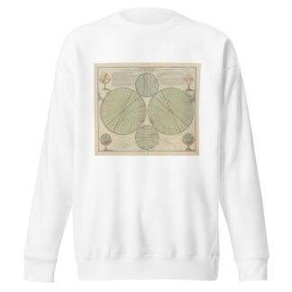 Atlas Coelestis Pl.01 by Johann Gabriel Doppelmayr Sweatshirt