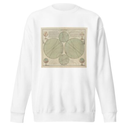 Atlas Coelestis Pl.01 by Johann Gabriel Doppelmayr Sweatshirt