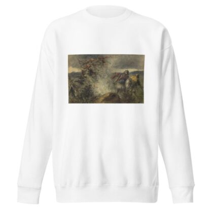 Macbeth, I, 3, the three witches appearing on the heath by Frederick Gilbert Sweatshirt