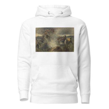 Macbeth, I, 3, the three witches appearing on the heath by Frederick Gilbert Hoodie