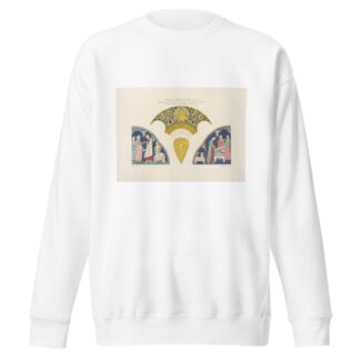 Portions de vitraux du XIIIème. siècle by Nicolas Xavier Willemin Sweatshirt