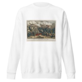 Battle of Fredericksburg, Va. Dec 13th 1862 by Currier & Ives. Sweatshirt