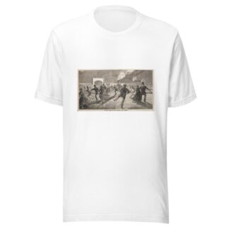 Evening Scene at the Skating Park, Boston by Winslow Homer T-Shirt
