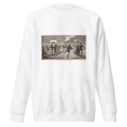 Evening Scene at the Skating Park, Boston by Winslow Homer Sweatshirt