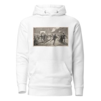 Evening Scene at the Skating Park, Boston by Winslow Homer Hoodie