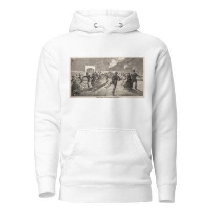 Evening Scene at the Skating Park, Boston by Winslow Homer Hoodie