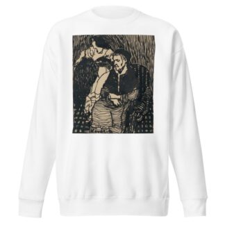 Starena a mladé dievča by Konštantín Kövári-Kačmarik Sweatshirt