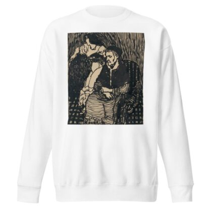 Starena a mladé dievča by Konštantín Kövári-Kačmarik Sweatshirt