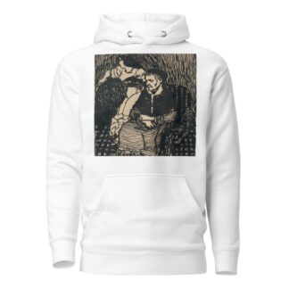 Starena a mladé dievča by Konštantín Kövári-Kačmarik Hoodie