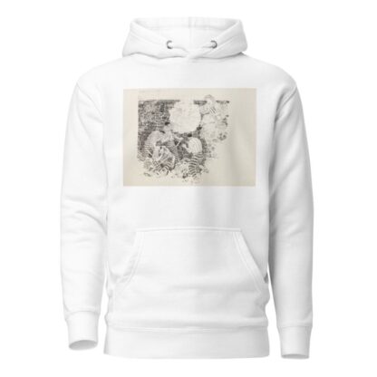 A woman, holding a paper by Will Crawford Hoodie