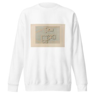 Ḳuṣejr ʻAmra; mit einer Karte von Arabia Petraea Pl.03 by Kaiserliche Akademie der Wissenschaften Sweatshirt