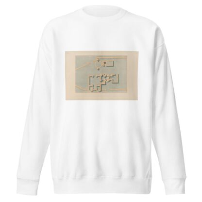 Ḳuṣejr ʻAmra; mit einer Karte von Arabia Petraea Pl.03 by Kaiserliche Akademie der Wissenschaften Sweatshirt
