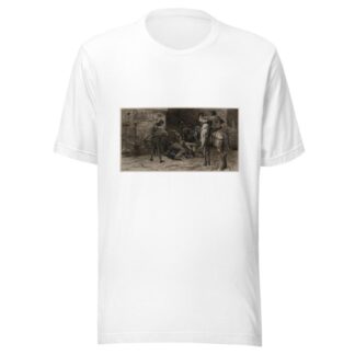 Les inconvénients de suivre une jolie femme le soir dans les rues by Luc-Olivier Merson T-Shirt