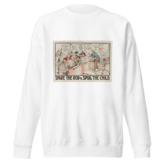 Spare the rod & spoil the child by Carey Cartoon Service Sweatshirt
