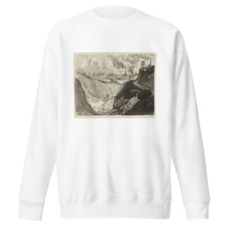 The Iron Mine by Joseph Pennell Sweatshirt