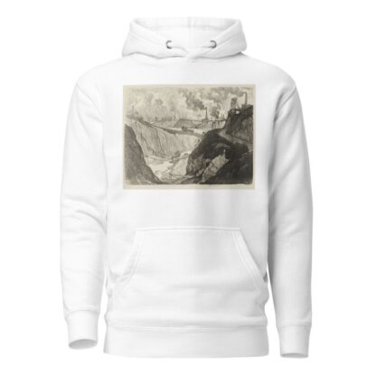 The Iron Mine by Joseph Pennell Hoodie