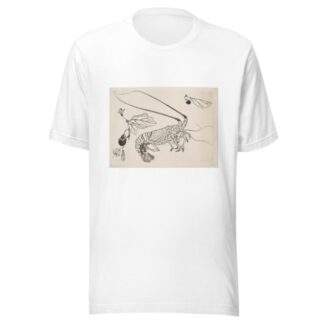 Grand langouste aux antennes relevées by Félix Bracquemond T-Shirt