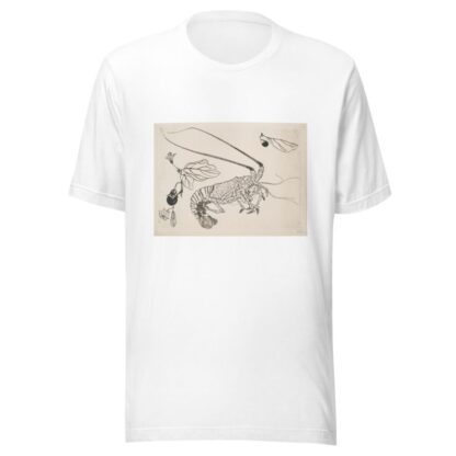 Grand langouste aux antennes relevées by Félix Bracquemond T-Shirt