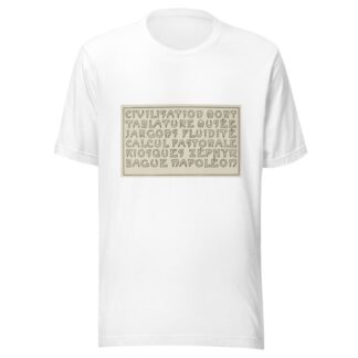 Modern French Capitals 2 by Frank Chouteau Brown T-Shirt