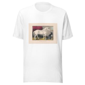 My pony and dog by Currier & Ives. T-Shirt