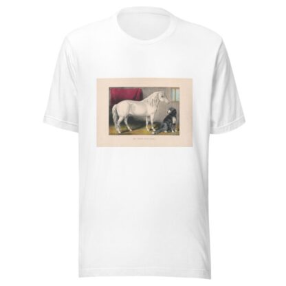My pony and dog by Currier & Ives. T-Shirt