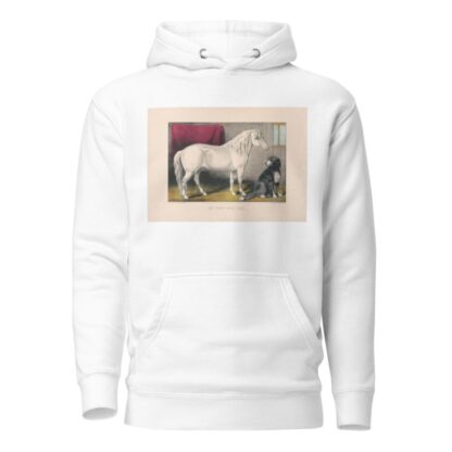 My pony and dog by Currier & Ives. Hoodie