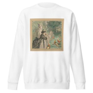 Au jardin d’acclimatation by Félix Bracquemond Sweatshirt